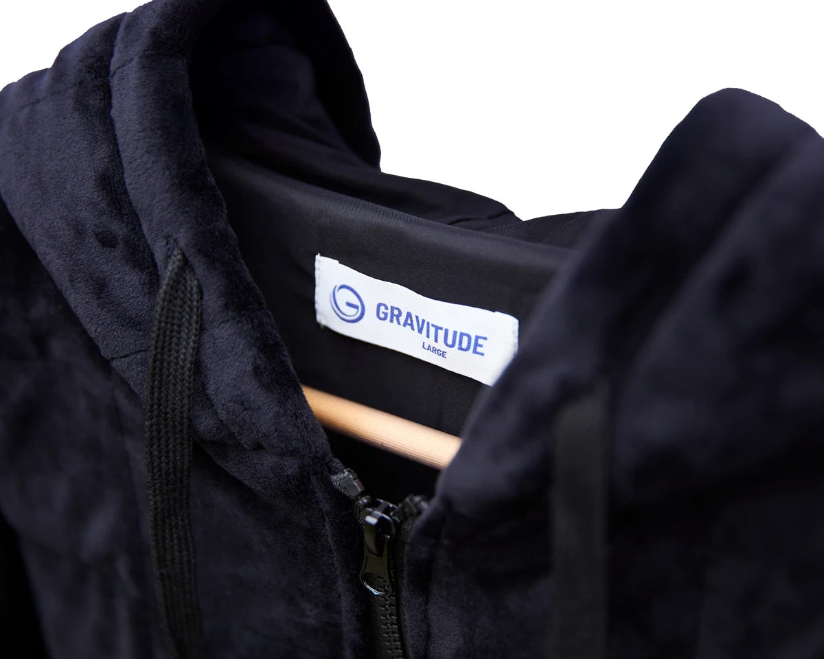 Gravitude tyngdehoodie - sort